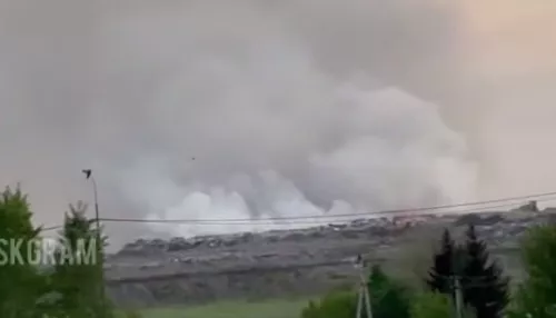 Бийчане жалуются на сильный запах гари с полигона ТБО