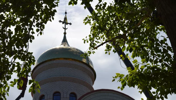 Золото над городом: в Барнауле установили купол на благословленный патриархом собор. Фото